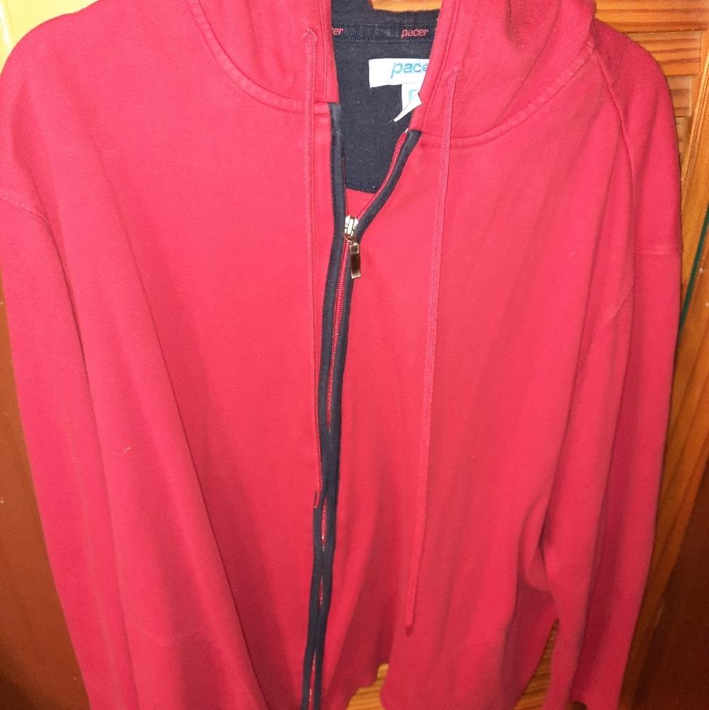 Buy 4 get 1 free Red Pacer Zipup Hoody Sz 3X
